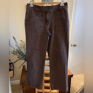 B.Moss stretch espresso brown cargo pants - vintage 90s sz8